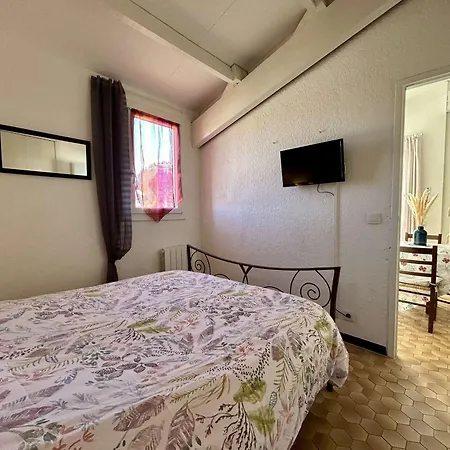 Daire 2 Pieces Mezzanine Climatise Avec Terrasse - 450m De La Plage, Parking Inclus, Cyprien - Fr-1-225d-149 Saint-Cyprien (Pyrenees-Orientales)