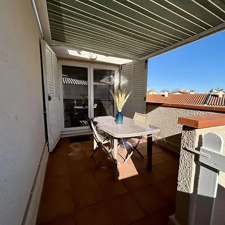 Apartment 2 Pieces Mezzanine Climatise Avec Terrasse - 450m De La Plage, Parking Inclus, Cyprien - Fr-1-225d-149